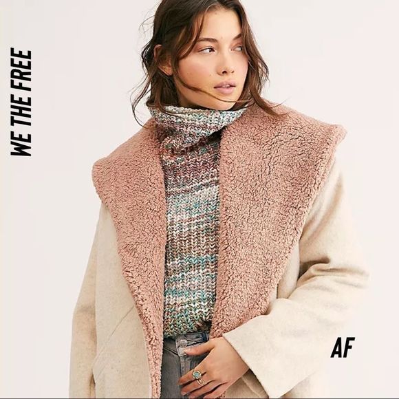 FREE PEOPLE COCO COZY COAT NEW MEDIUM - Picture 13 of 14